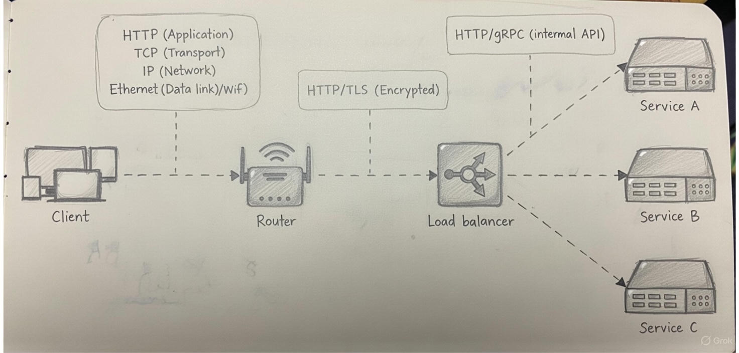 Data Transfer in Network Stack